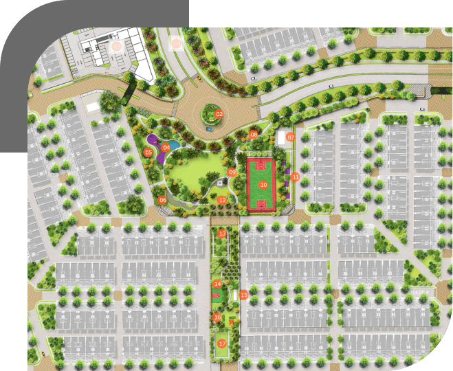 Central Park Site Plan Map